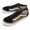 VANS ANAHEIM FACTORY OLD SKOOL 36 DX BLACK/TAN LEOPARD VN0A54F39GI画像