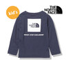 THE NORTH FACE L/S Square Logo Tee TNF NAVY NTJ82020画像