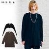 MSML OVERSIZED SIDE SLIT LONG CUTSEW画像