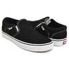 VANS ASHER BLACK / WHITE VN000SEQ187画像