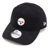 NEW ERA NFL Mini Logo 9THIRTY Cloth Strap ピッツバーグ・スティーラーズ ブラック 12853975画像