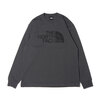 THE NORTH FACE L/S ORGANIC CAMP TEE ASPHALT GREY NT82132-AG画像