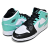 NIKE AIR JORDAN 1 MID (GS) white/tropical twist-black 554725-132画像