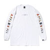 APPLEBUM Alphabet (mami's Font) L/S Tee WHITE画像