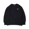 THE NORTH FACE SQUARE LOGO CREW BLACK NT62133画像