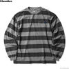 Liberaiders STRIPE L/S TEE (CHARCOAL) 72501画像