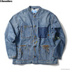 Liberaiders PAINT SPLATTER DENIM COVERALL (INDIGO) 72010画像