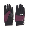 THE NORTH FACE WIND STOPPER E TIP GLOVE BLACKBERRY WINE NN62119-BW画像