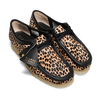 Clarks Wallabee. Leopard Print BLACK 26160033画像