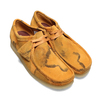 Clarks Wallabee Turmeric Camo BLACK 26162484画像