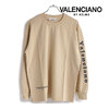 VALENCIANO BY KELME メンズ ロングTシャツ BEIGE KV730-37画像