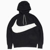 NIKE USA Swoosh TCH FLC Pullover Hoodie Black DD8222-010画像