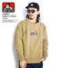 BEN DAVIS EMBRO SWEAT CREW -KHAKI- BDZ1-2000画像