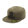 SALOMON LOGO CAP FLEXFIT OLIVE NIGHT LC1535700画像