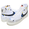 NIKE BLAZER MID 77 SPLATTER white/black-wht-sail DC7331-100画像