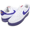 NIKE AIR FORCE 1 07 LV8 EMB SPORTS SPECIALTIES white/court purple-wht DB0264-100画像