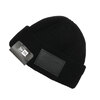 Yohji Yamamoto × NEW ERA 21AW YY LEATHER PATCH CUFF KNIT BLACK画像