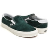 VANS SLIP-ON 59 (PIG SUEDE) JUNGLE GREEN / SNOW WHITE VN0A38GU94T画像