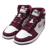 NIKE AIR JORDAN 1 RETRO HIGH OG BORDEAUX/METALLIC SILVER-WHITE 555088-611画像