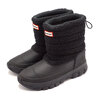 HUNTER SHERPA SNOW BOOT SHORT Black WFS2203HER-BLK画像