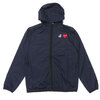 PLAY COMME des GARCONS × K-WAY PACKABLE FULL ZIP JACKET NAVY画像