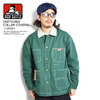 BEN DAVIS SWITCHING COLLAR COVERALL -D.GREEN- G-2380003画像