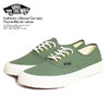 VANS Authentic (Waxed Canvas) Thyme/Marshmallow VN0A5KRDAVJ画像