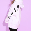 HTML ZERO3 × STARDOM 中野たむ Holy White Big Hoodie PA179画像