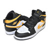 NIKE JORDAN 1 MID(PS) white/pollen-black 640734-177画像