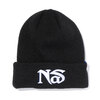 APPLEBUM × Nas NEW ERA CUFF KNIT BLACK画像