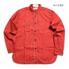 SUGAR CANE FICTION ROMANCE 8.5oz. RED WABASH STRIPE WORK SHIRT SC28340画像