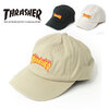 THRASHER FLAME LOGO フラットキャップ 21TH-H15画像