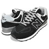 new balance ML574EVB BLACK画像