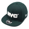 NEW ERA 9FIFTY Original Fit NYC チャンキーロゴ ダークグリーン 13073298画像