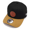 NEW ERA 9FORTY A-Frame ダックキャンバス レザーパッチ ブラック 13058928画像