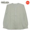 ORGUEIL No Collar Shirt OR-5069B画像