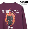 Schott FIRE WOLF LS T-SHIRT 3123145画像