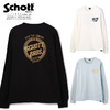 Schott CIRCLE EMBROIDARY LS T-SHIRT 3123111画像