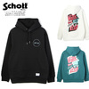 Schott MESSAGE GRAPHIC HOODIE 3123107画像