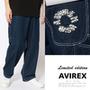 AVIREX PAINTER PANT CIRCLE LOGO 606222106画像