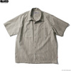 BLUCO STANDARD WORK SHIRTS S/S (GRY-NVY/WHT.STP) OL-108-022画像