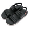 HUNTER W BLOOM ALGAE FOAM SANDAL Black/White WFD4036EVA-BWT画像