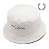 FRED PERRY REVERSIBLE BUCKET HAT SNOW WHITE HW3654-303画像