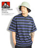 BEN DAVIS MULTI BORDER S/S TEE -CHARCOAL- C-2580009画像