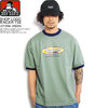 BEN DAVIS SHOP LOGO RINGER TEE -STORM GREEN- C-2580008画像