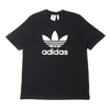 adidas TREFOIL T-SHIRT BLACK/WHITE H06642画像