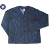 POST OVERALLS #3109 POST Chinois DV denim x ikat combo indigo画像