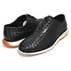 COLE HAAN ZEROGRAND 4ZG WOVEN OXFORD BLACK WOVEN LEATHER C34793画像