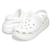 crocs CLASSIC CRUSH CLOG WHITE/BLANC 207521-100画像