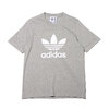 adidas TREFOIL T-SHIRT MEDIUM GRAY HEATHER/WHITE H06643画像